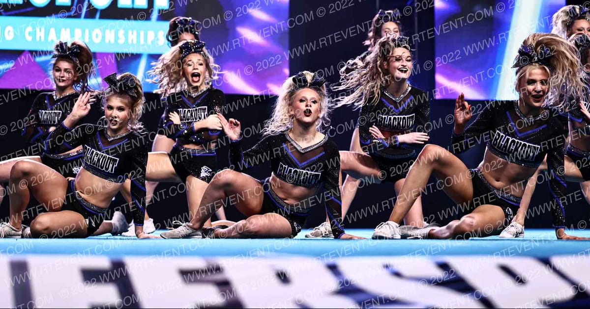 Maryland Twisters Virginia Blackout · CHEERSPORT Nationals