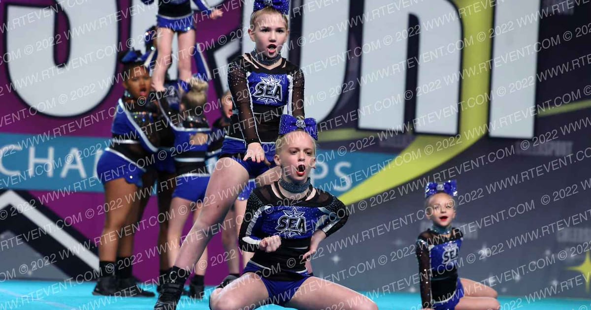 Southern Elite Allstars BLUE F1NS · CHEERSPORT Nationals