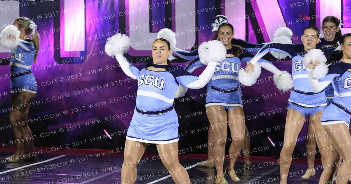 GCU Wolves Cheerleading Celeste · Heart of England UK University Nationals