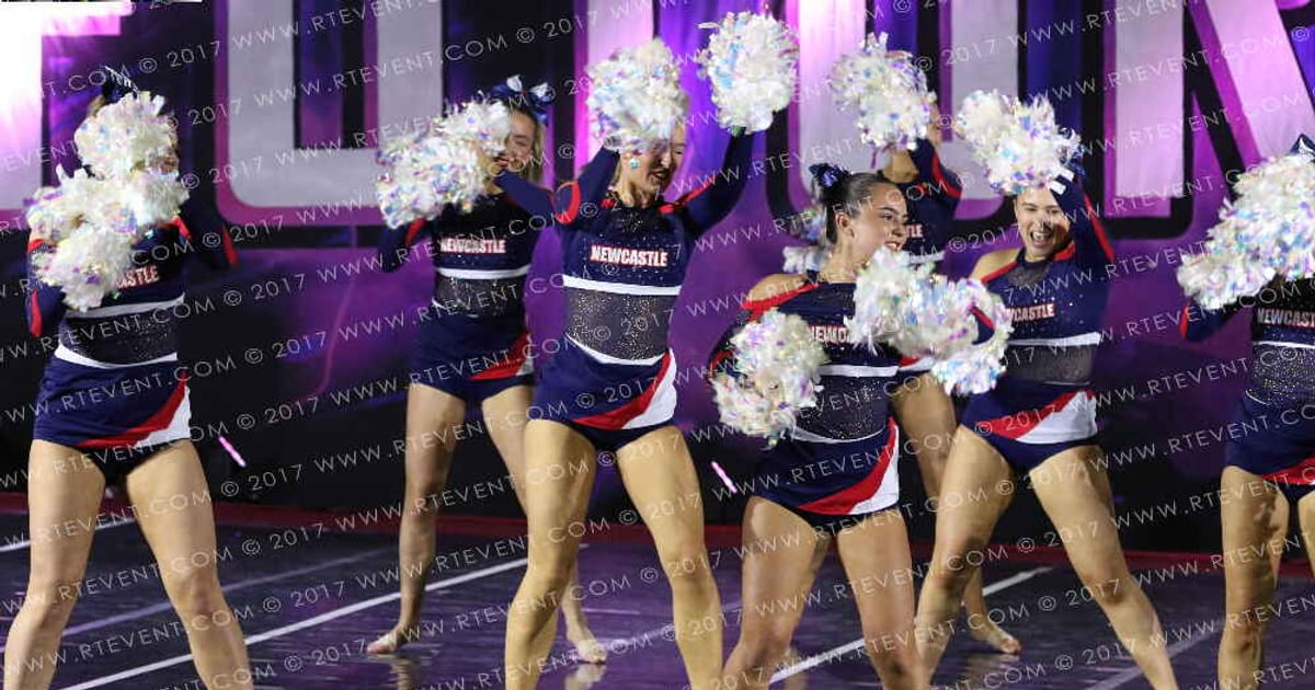 Newcastle Northern Angels Small University Dance Pom · Heart of England UK University Nationals