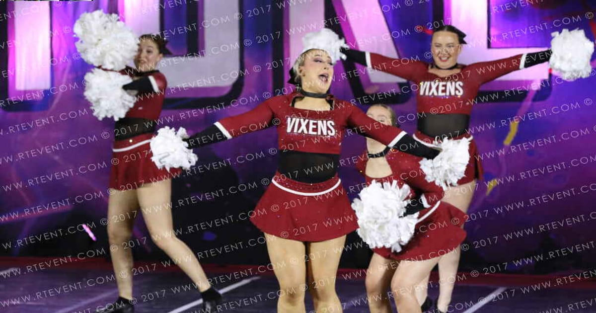 Chester Vixens Small University Dance Pom · Heart of England UK University Nationals