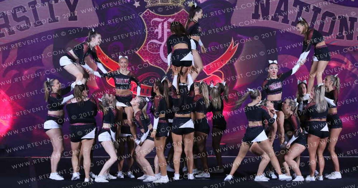 Hallam Cheer and Dance Black · Heart of England UK University Nationals