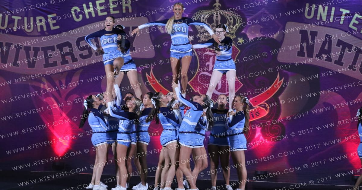 GCU Wolves Cheerleading Electric · Heart of England UK University Nationals