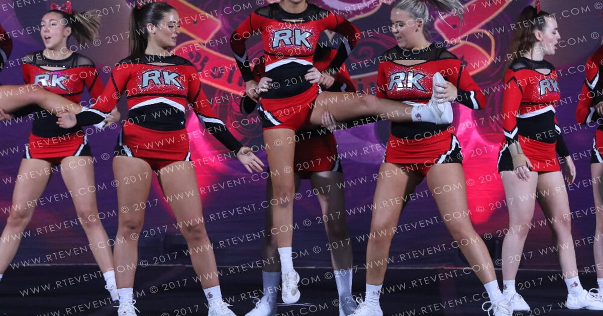 Reading Knights Cheerleading Steel · Heart of England UK University Nationals