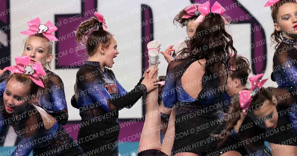 The Champions All Stars Blazin' Barbies · CHEERSPORT Nationals