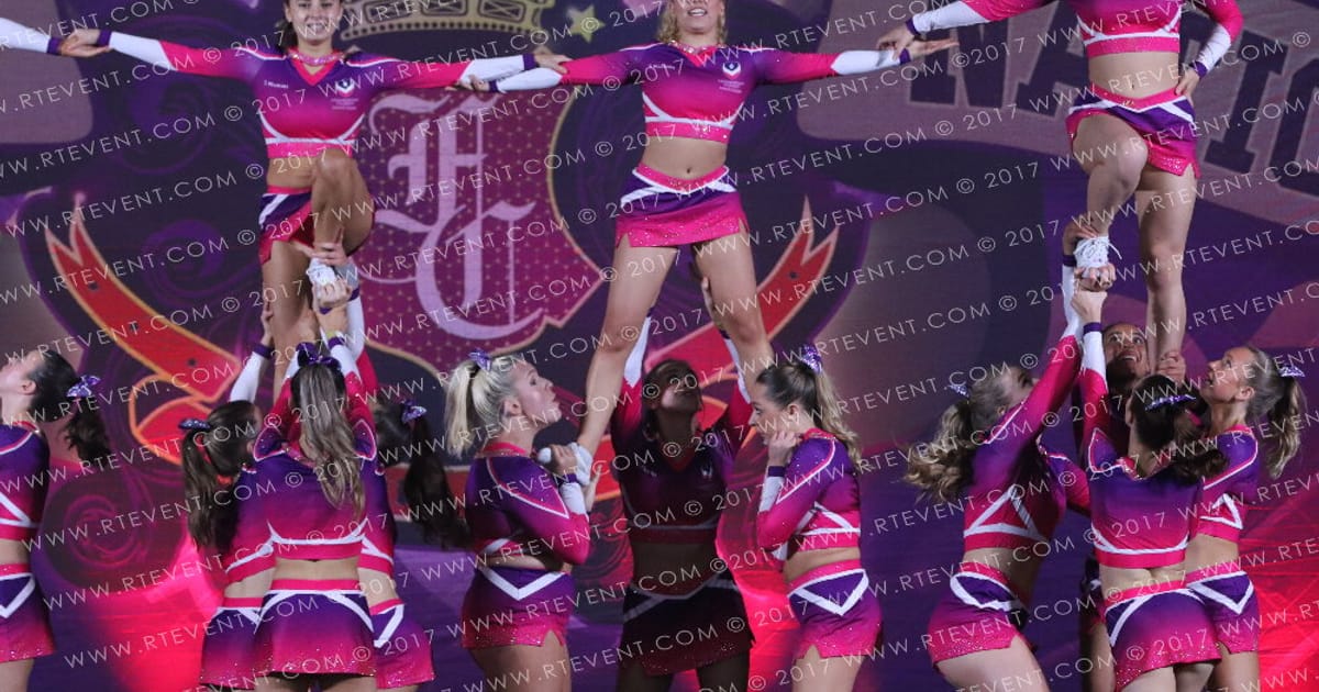 Loughborough Students Cheerleading University Coed Level 2 · Heart of England UK University Nationals