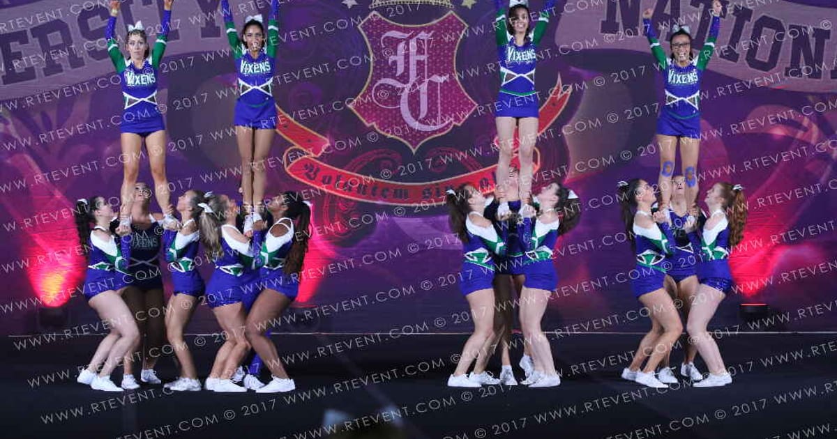 EUCD Vixens Velocity · Heart of England UK University Nationals