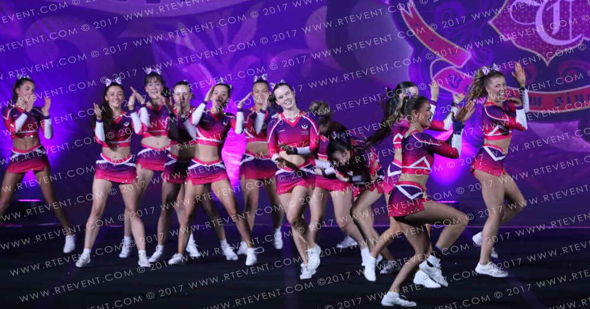 Loughborough Students Cheerleading Large University Non Tumbling Level 2 Non Tumbling · Heart of England UK University Nationals