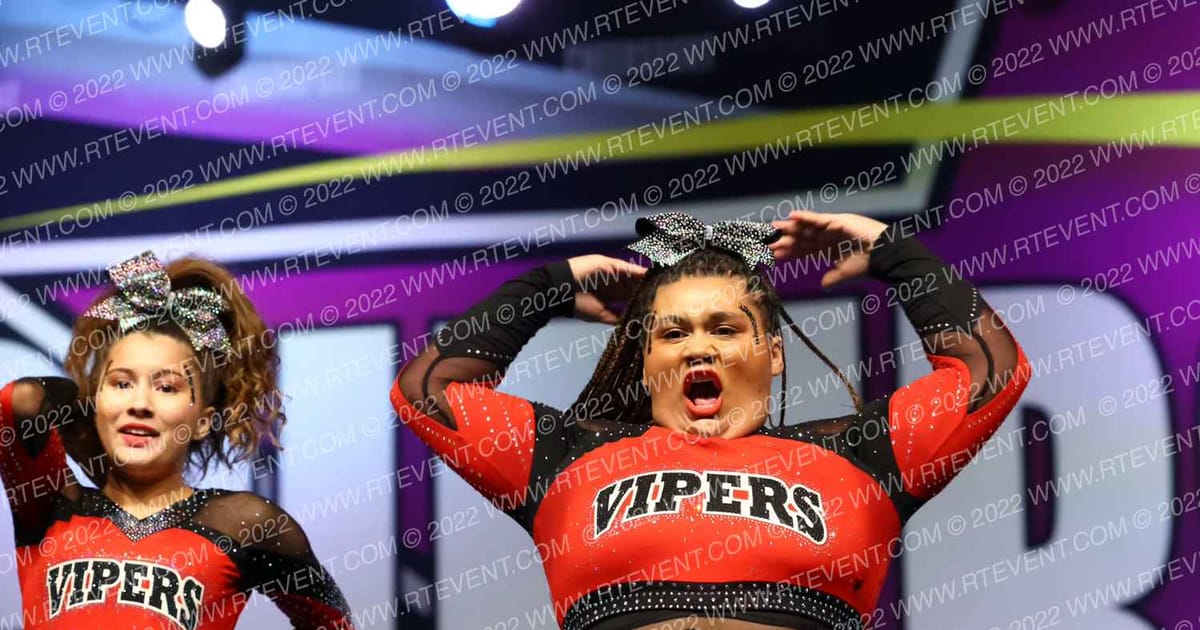 Stars Vipers San Antonio BLACK MAMBAS · CHEERSPORT Nationals