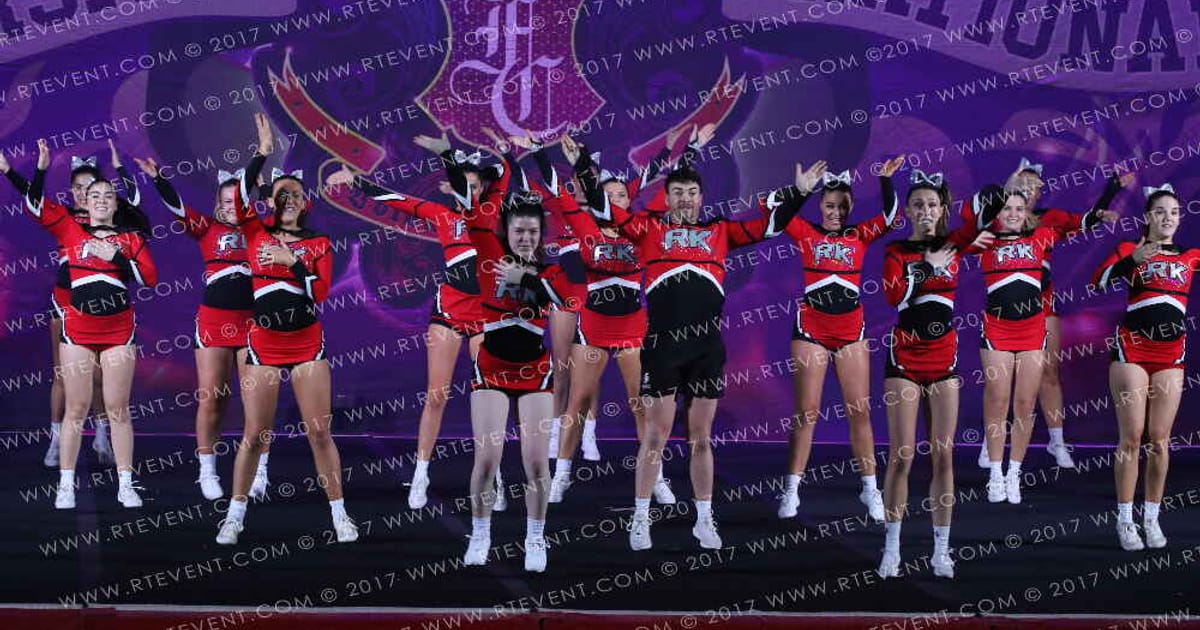 Reading Knights Cheerleading Platinum · Heart of England UK University Nationals