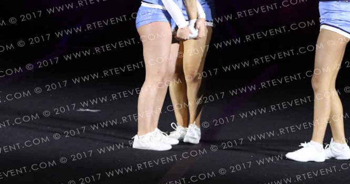 GCU Wolves Cheerleading Frost · Heart of England UK University Nationals
