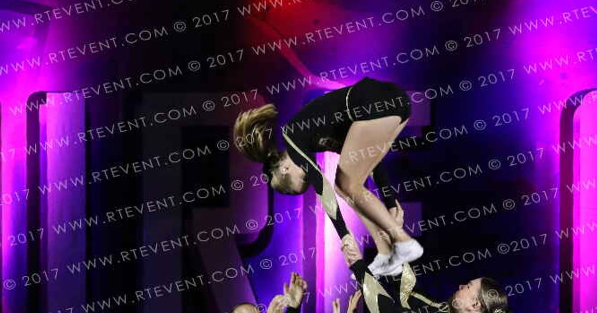 Glasgow University Cheerleaders Black · Heart of England UK University Nationals