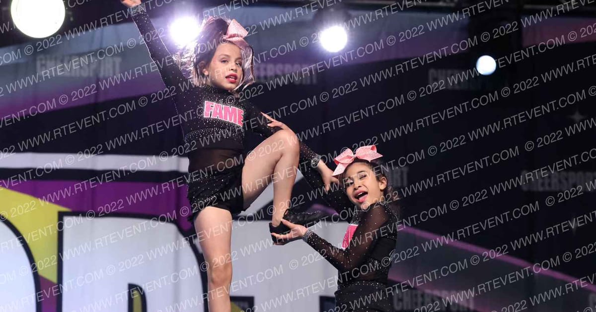 West Coast Fame Allstars Cheer GLAMOUR · CHEERSPORT Nationals