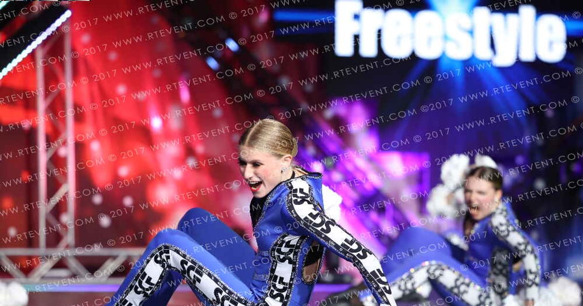 South Coast Freestyle Senior Pom Track Star · Spirit Sports Palm Springs Grand Nationals