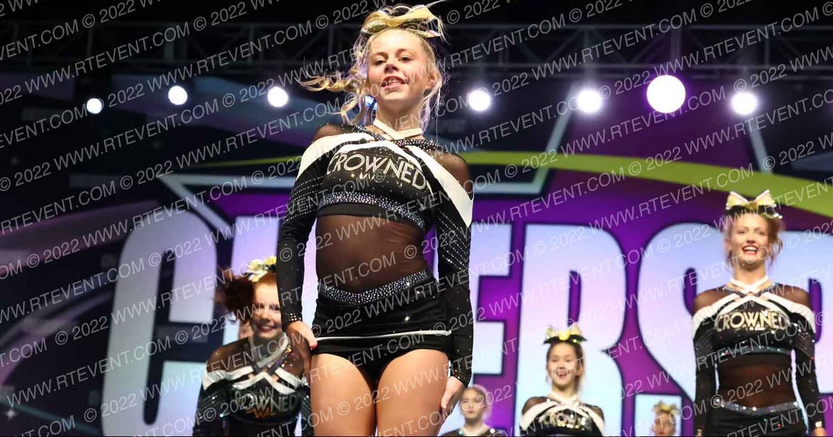 Crowned Elite Athletics Solid Gold · CHEERSPORT Nationals