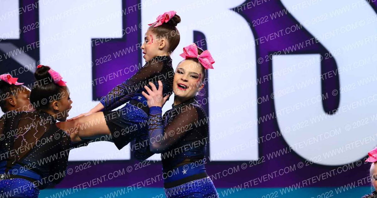 Palm Beach Lightning AQUA · CHEERSPORT Nationals