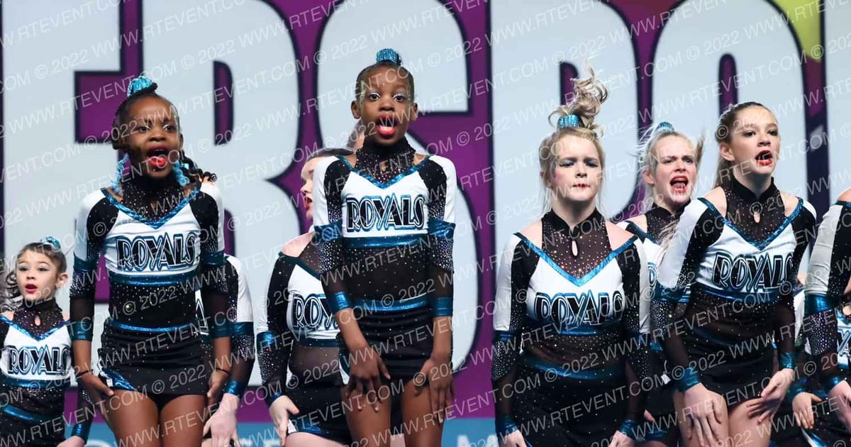 B.E. Athletix Royal Ladies of Teal · CHEERSPORT Nationals