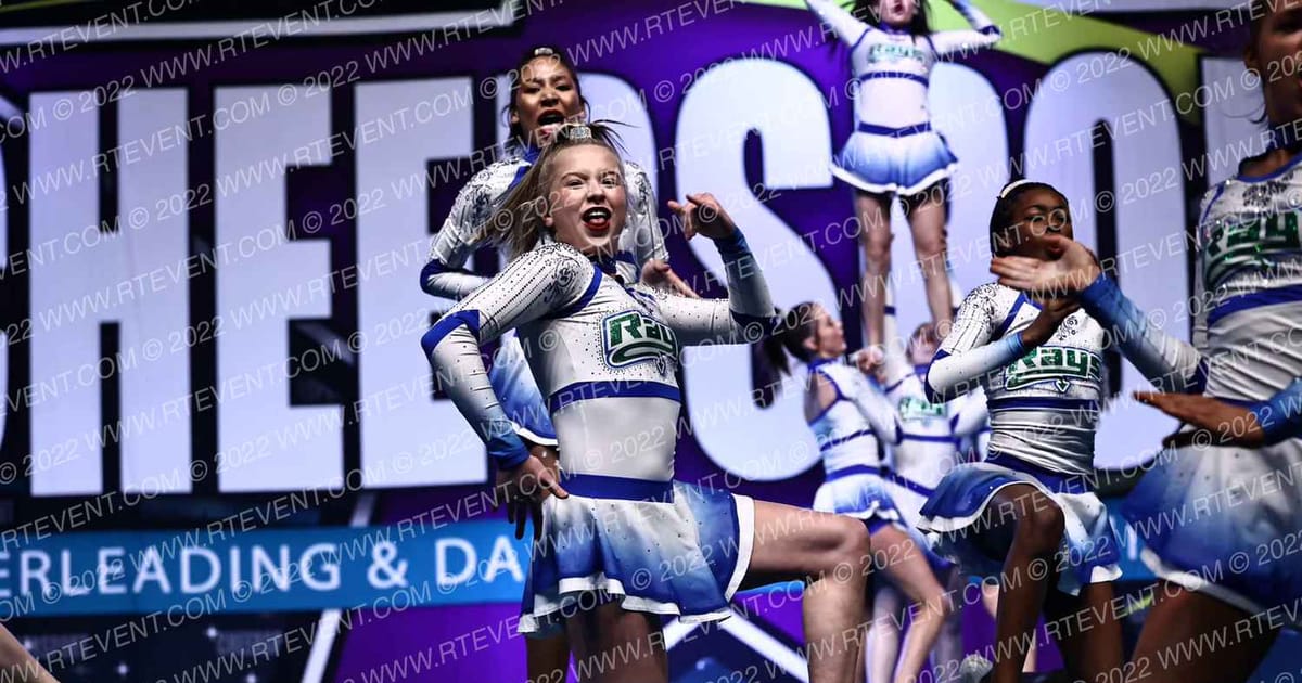 The Stingray Allstars Rose Gold · CHEERSPORT Nationals