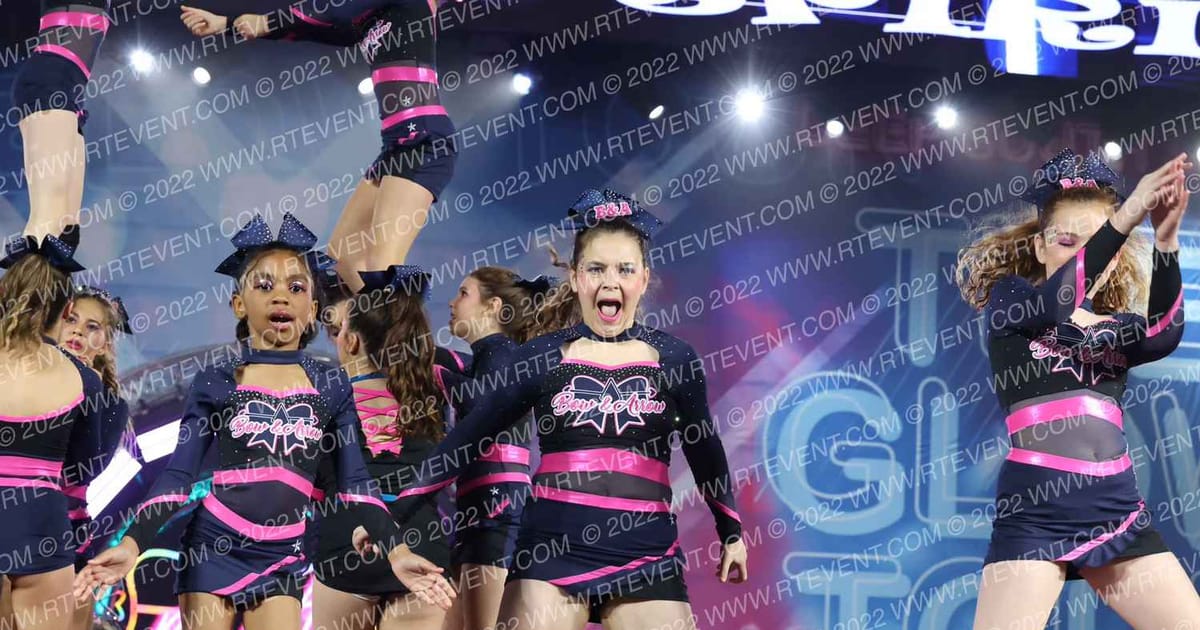 Bow & Arrow Cheer Galaxy · Glow Tour Biloxi