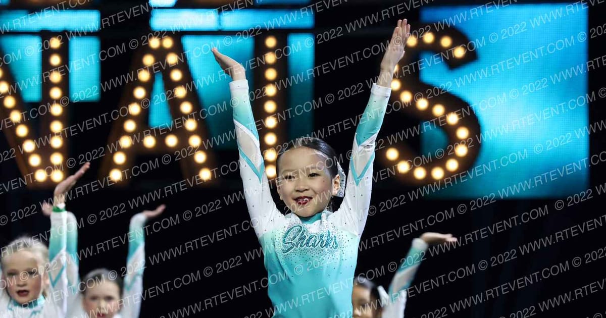 CHEER SPORT SHARKS MINI MERMAIDS NA · AS Nationals