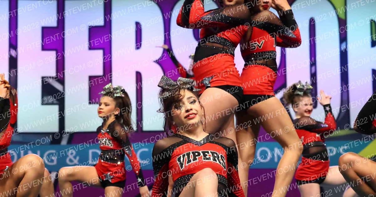 Stars Vipers San Antonio Rattler Reign · CHEERSPORT Nationals
