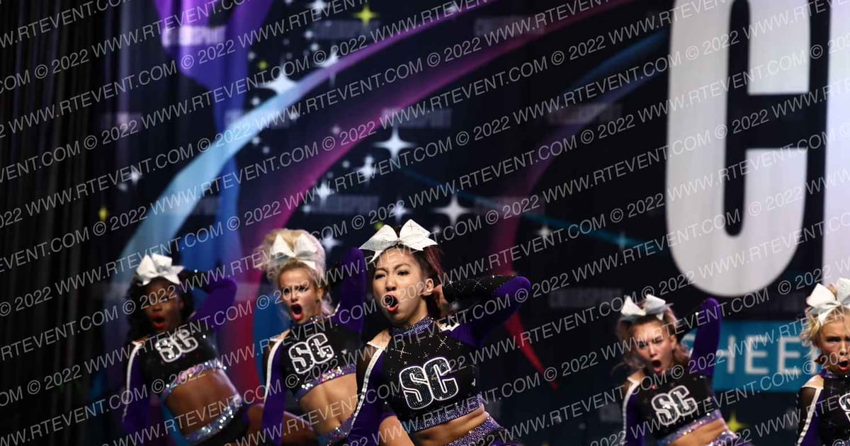 South Coast Cheer Scarlet · CHEERSPORT Nationals