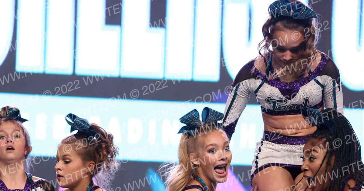 Charlotte Allstar Cheerleading Teal · CHEERSPORT Nationals