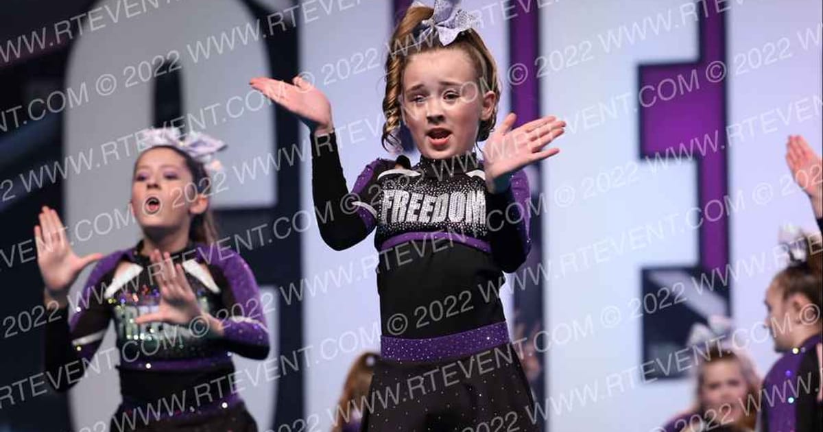 Freedom Allstar Cheer & Tumble Amethyst · CHEERSPORT Nationals