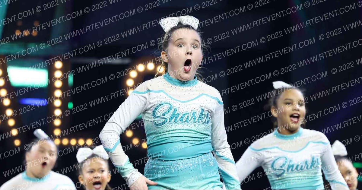CHEER SPORT SHARKS SURFER GIRLS NA · AS Nationals