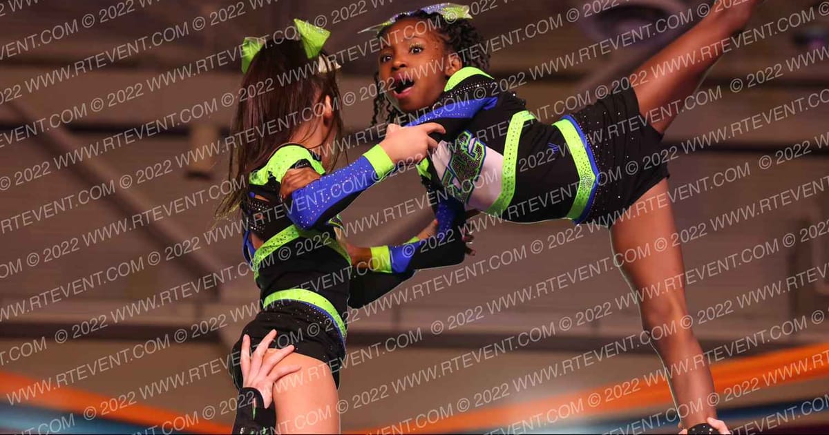Elite Athletic Cheer Lime Crew · ACDA Reach the Beach Rec Nationals