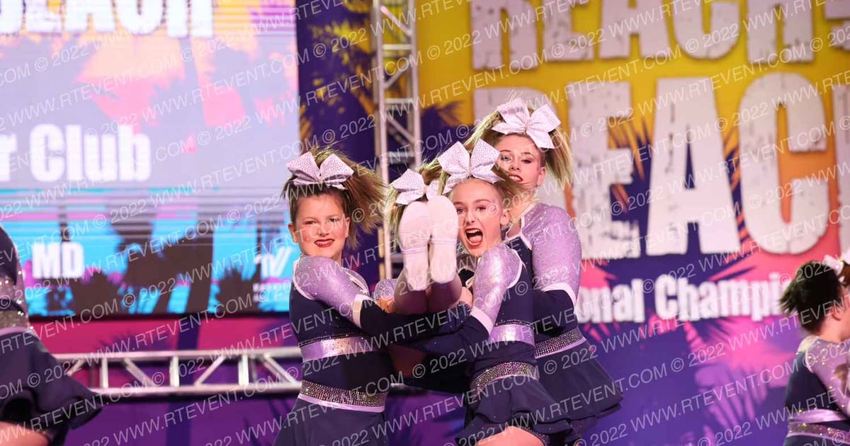 PKR Cheer Club Purple Ice · ACDA Reach the Beach Rec Nationals