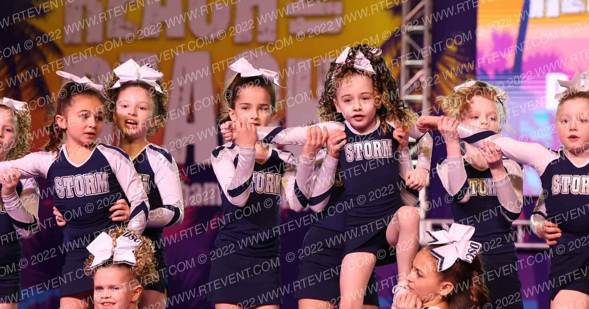 Delco Storm Cheer Raindrops · ACDA Reach the Beach Rec Nationals