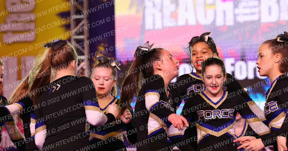 DTown Force Cheer Black · ACDA Reach the Beach Rec Nationals