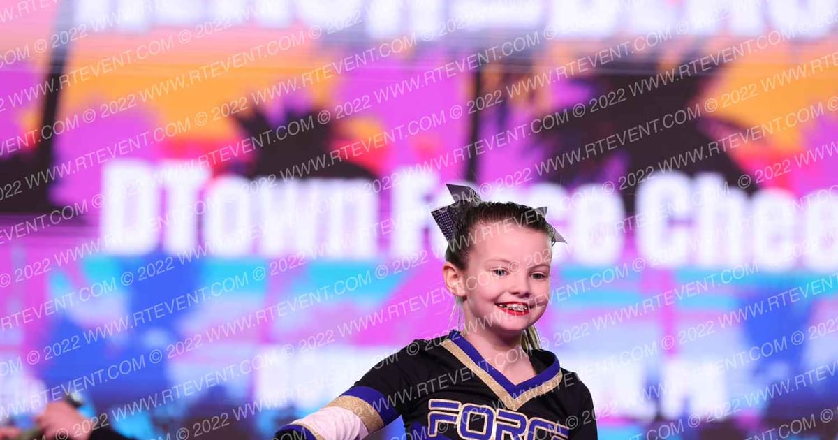 DTown Force Cheer Blue · ACDA Reach the Beach Rec Nationals