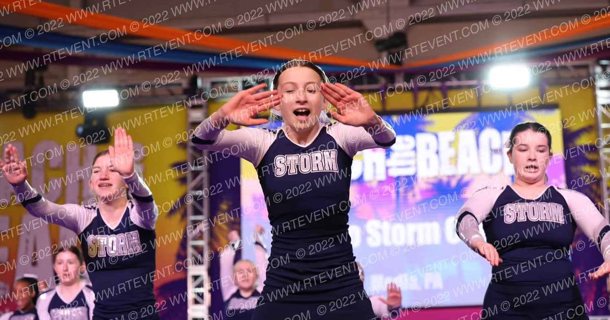 Delco Storm Cheer Lightning · ACDA Reach the Beach Rec Nationals
