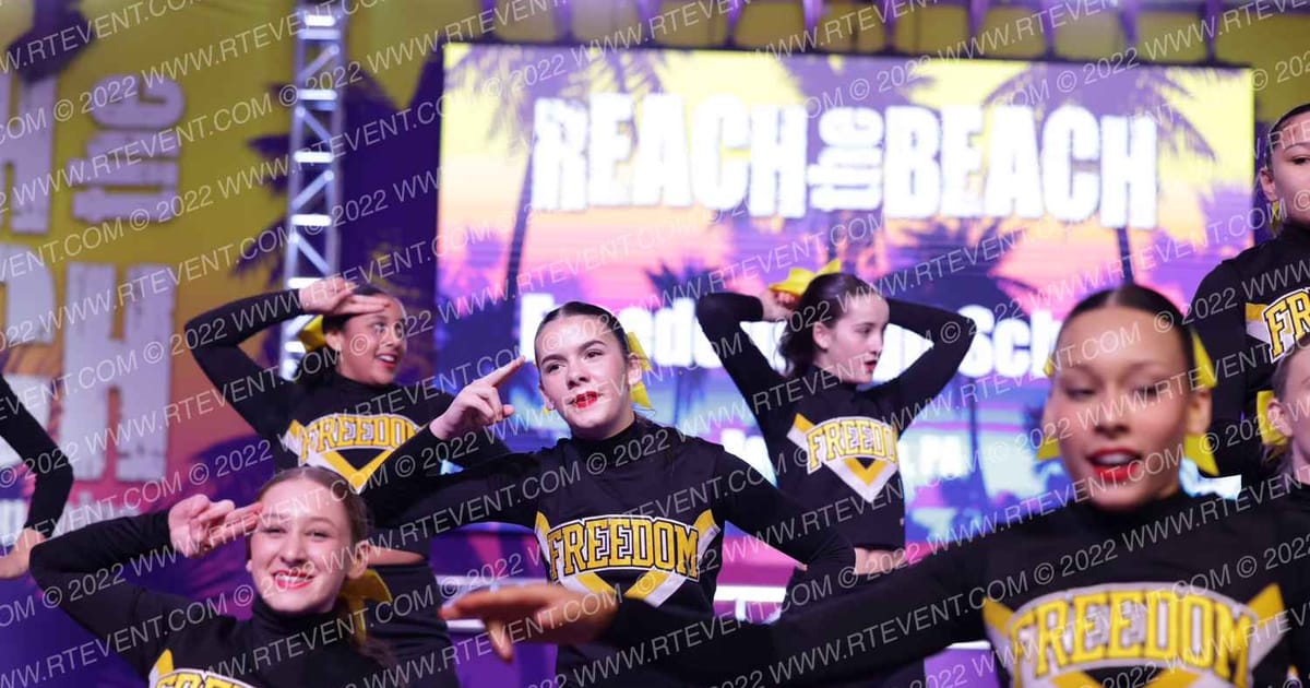 Freedom High School Advanced Varsity Crowd Leading · ACDA Reach the Beach Dance Grand Nationals School Championship