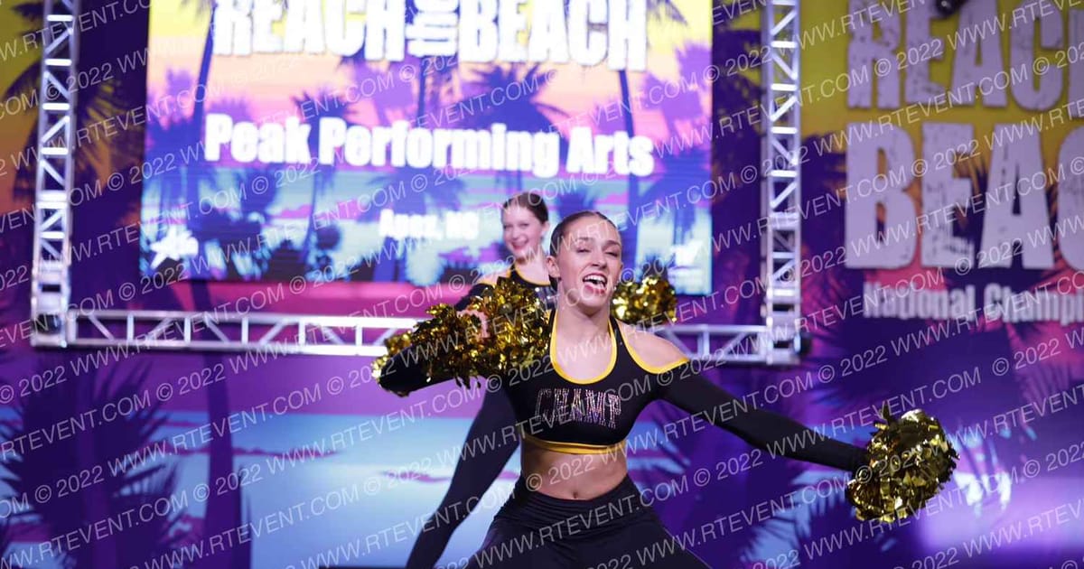 Peak Performing Arts Champions · ACDA Reach the Beach Dance Grand Nationals School Championship