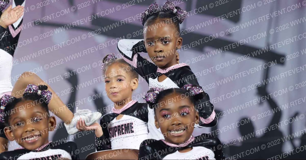 Cheer Supreme Allstars TINY SUPREME · Peach Classic