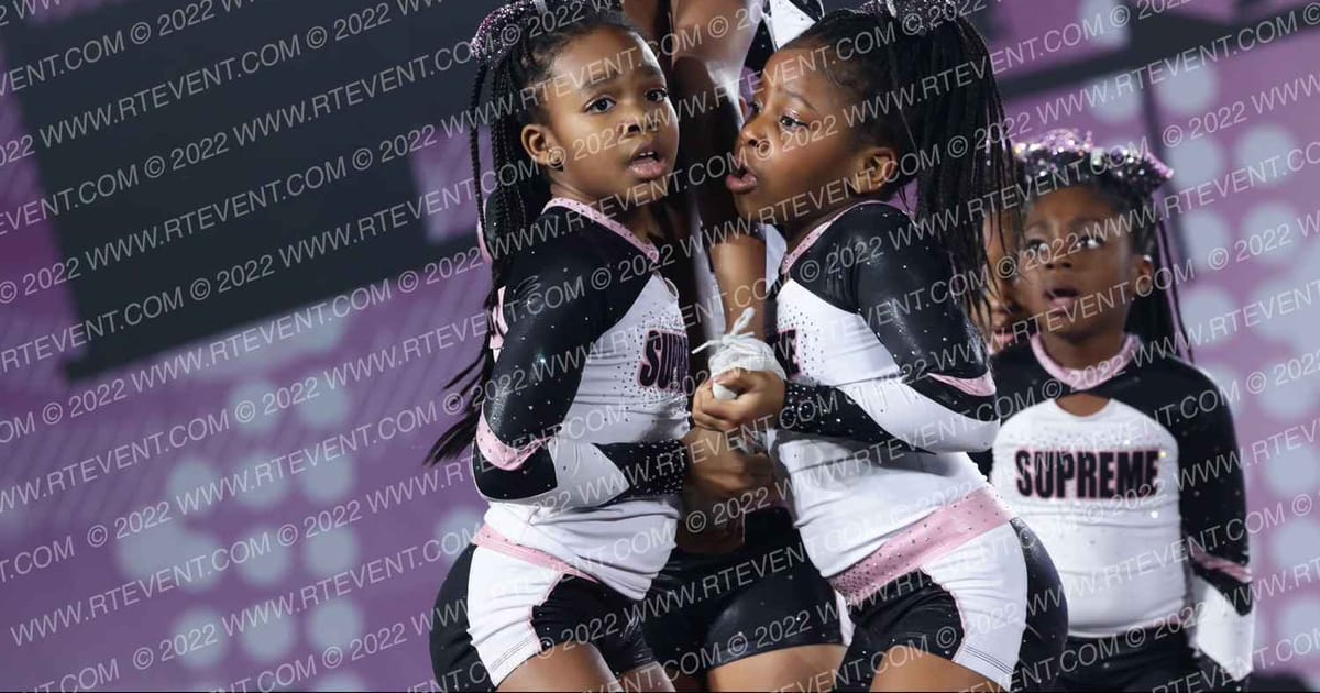 Cheer Supreme Allstars MINI CROWN · Peach Classic