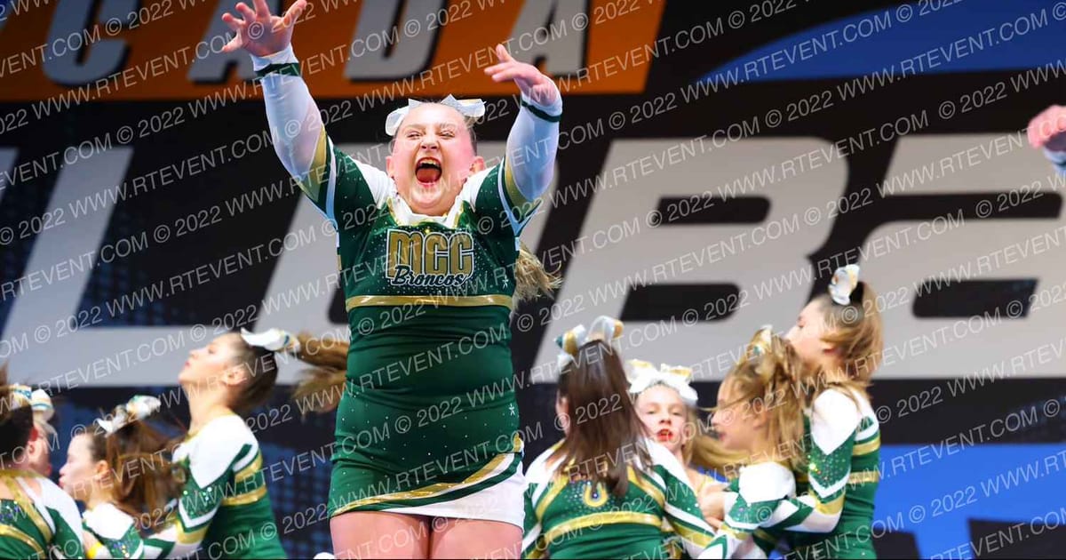 MONTVILLE COMPETITION CHEER  SENIOR BRONCOS · YCADA Globals