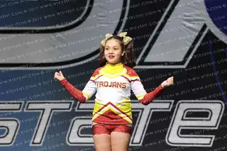 WHITTIER TROJANS CHEER MIGHTY MITE
