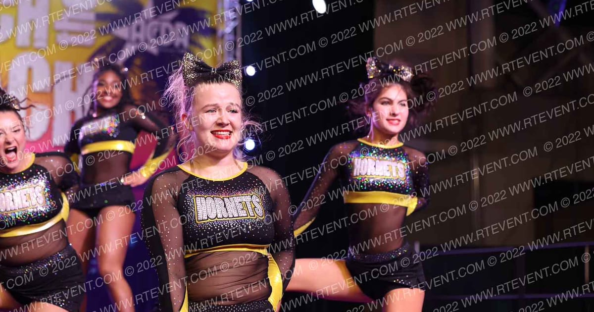 Interboro Hornets Cheerleading Lady Sting · ACDA Reach the Beach Rec Nationals