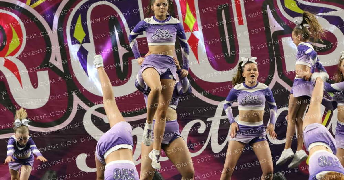 Cheer Evolution X Small Junior Level 1 · Circus Spectacular FC Essentials