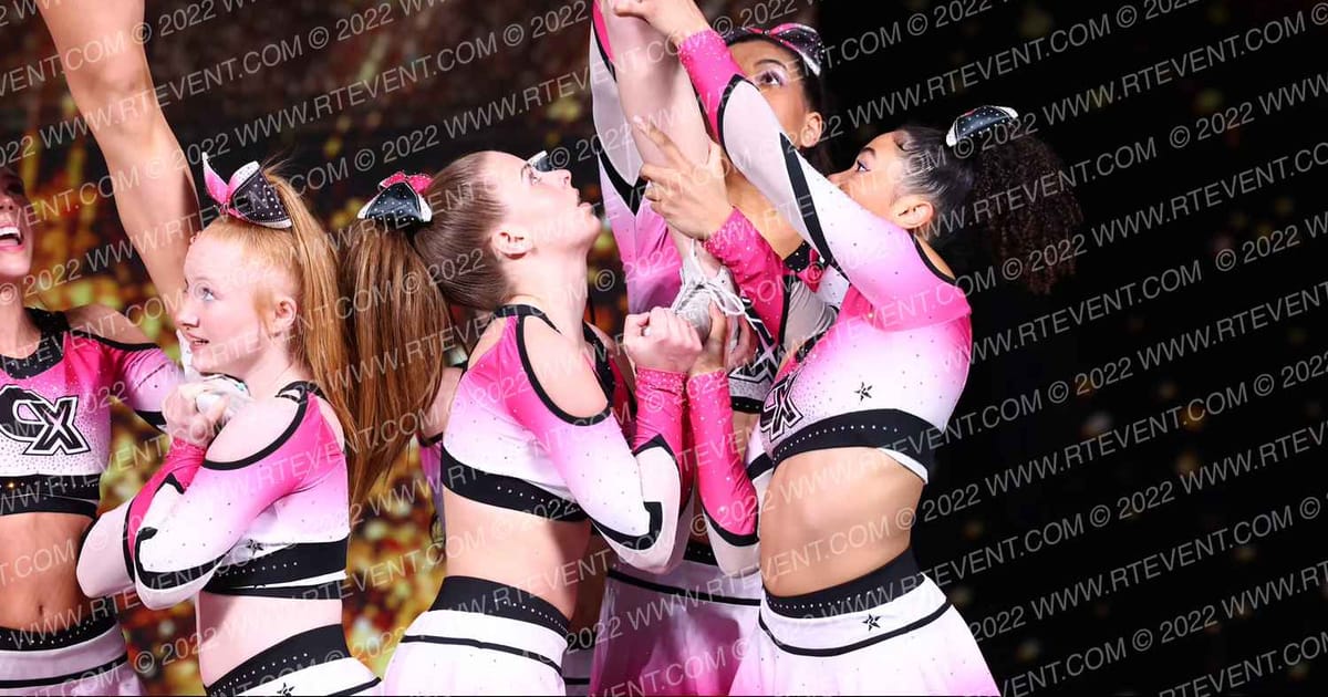 Cheer Xpress Exquisite · Gold Rush Super Floor One