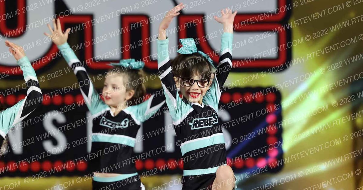 Riley's Cheer Academy Mini Diamonds · Encore Santa Clara Showdown
