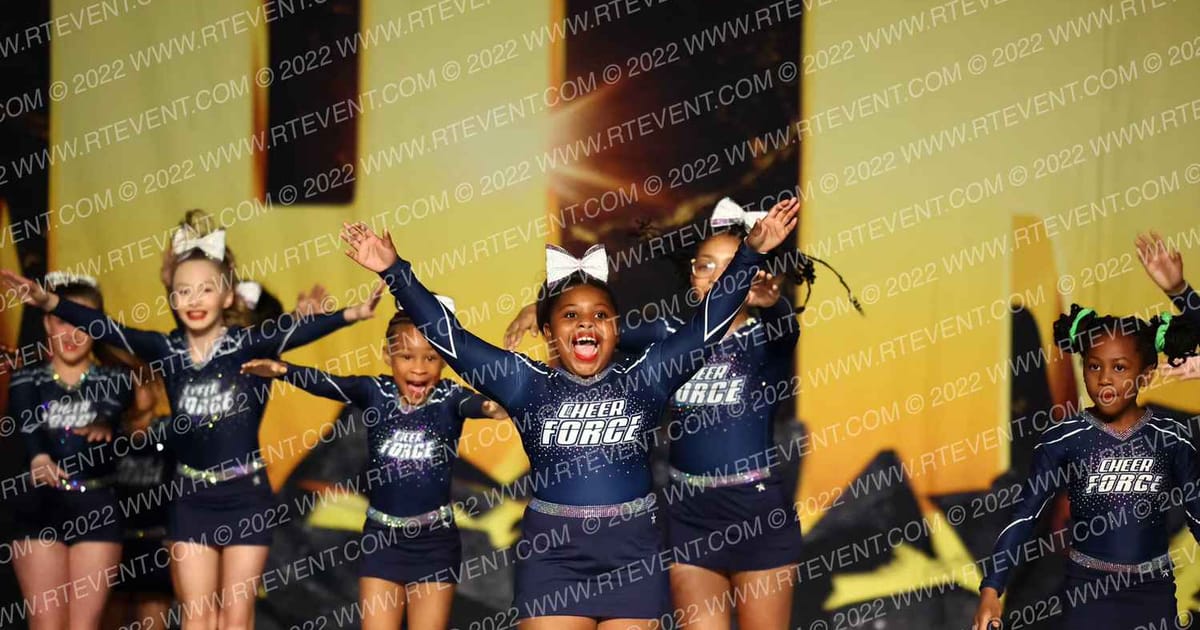 Cheer Force Arkansas Sparrows · Gold Rush Super Floor Two