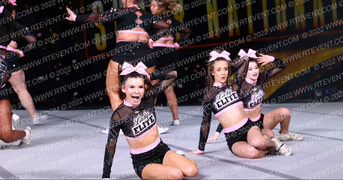 Cheer Extreme- Kernersville Lady Elite · Gold Rush Super Floor One