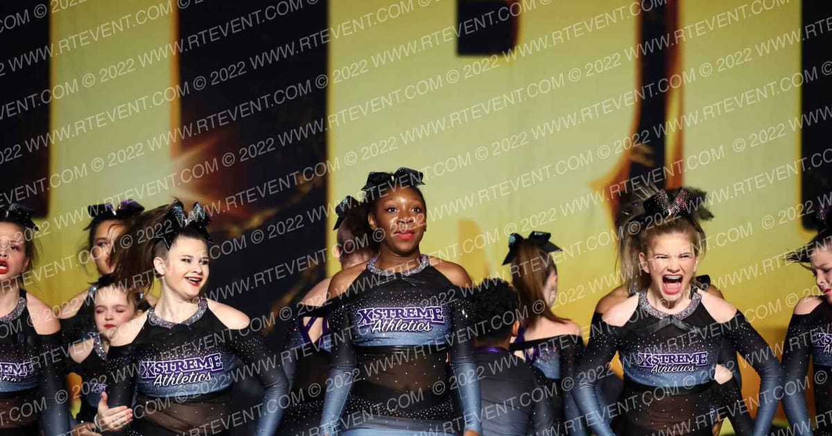 Xstreme Athletics Tumble & Cheer FireStorm · Gold Rush Super Floor Two