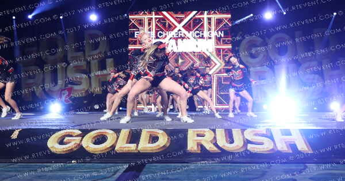 Elite Cheer Michigan TITANIUM · Gold Rush Orlando