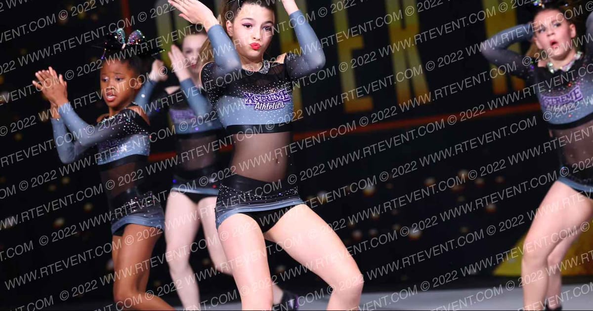 Xstreme Athletics Tumble & Cheer Inferno · Gold Rush Super Floor One